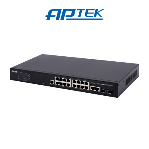 Switch PoE Gigabit APTEK SG2164P 16 Port