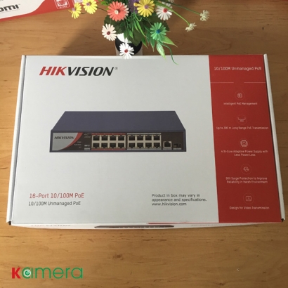 Switch PoE Hikvision DS-3E0318P-E/M 18 Port