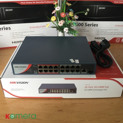 Switch PoE Hikvision DS-3E0318P-E/M 18 Port