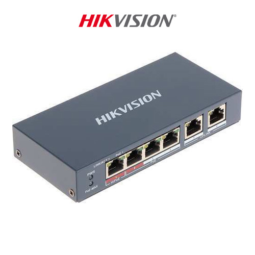 Switch PoE Hikvision DS-3E0106HP-E 6 Port
